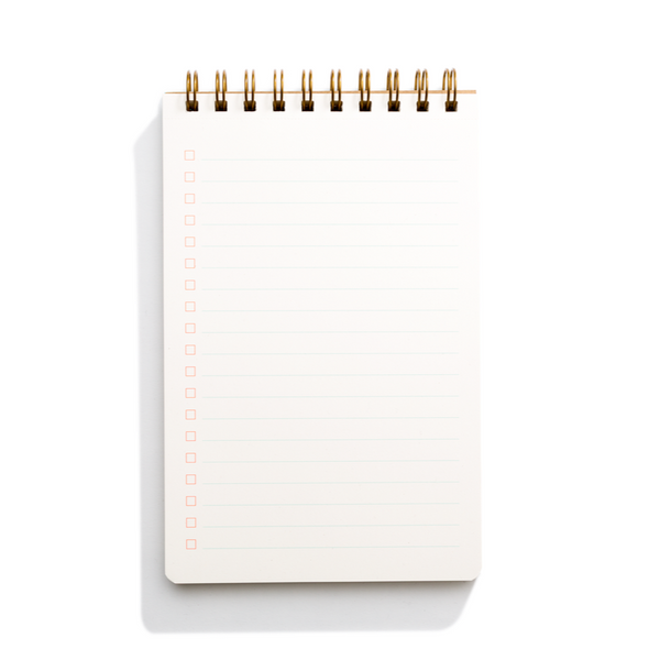 Task Pad Notebook by Shorthand Press: Super Checker-Offer - Freshie & Zero Studio Shop