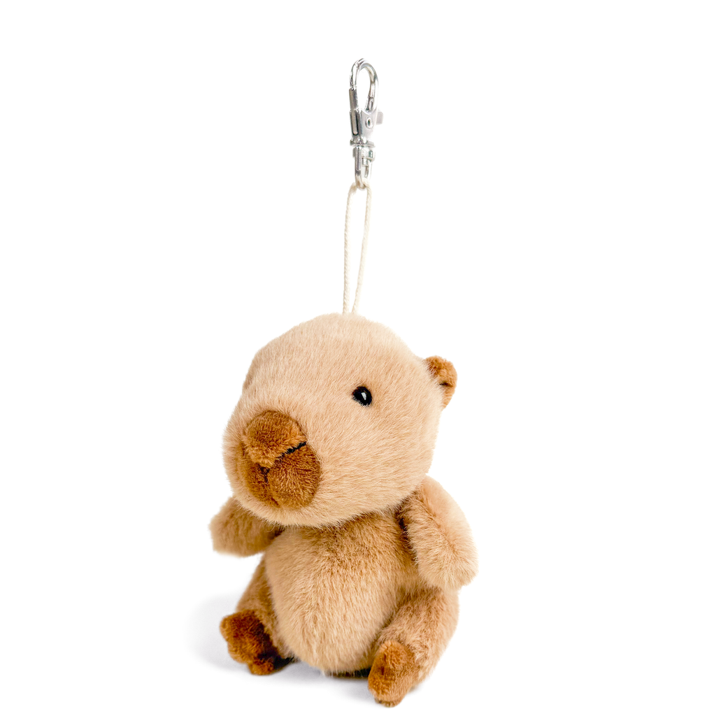 Plush Capybara Bag Charm - Freshie & Zero Studio Shop