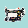 Vintage Sewing Machine Sticker - Freshie & Zero Studio Shop