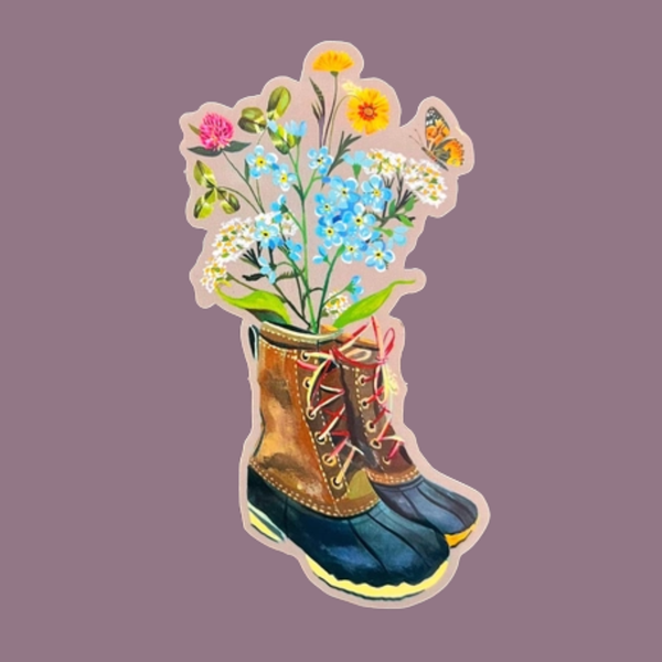 Wandering Boots Sticker - Freshie & Zero Studio Shop
