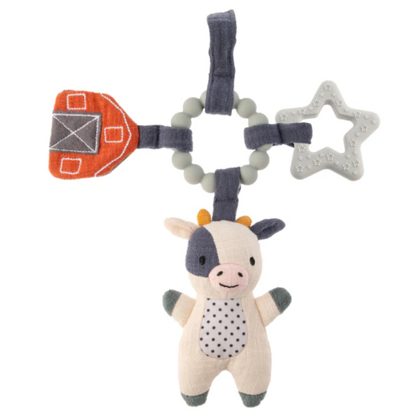Animal Friends Rattle and Teether Stroller Toy - Freshie & Zero Studio Shop