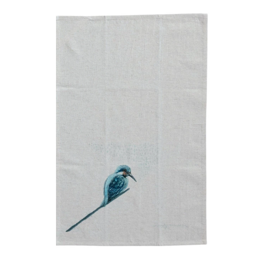 Bird Design Cotton Tea Towel - Freshie & Zero Studio Shop