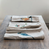 Bird Design Cotton Tea Towel - Freshie & Zero Studio Shop