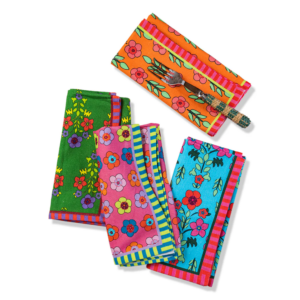 Spring Mixed Floral Napkins - By Furbish (Set of 4) - Freshie & Zero Studio Shop