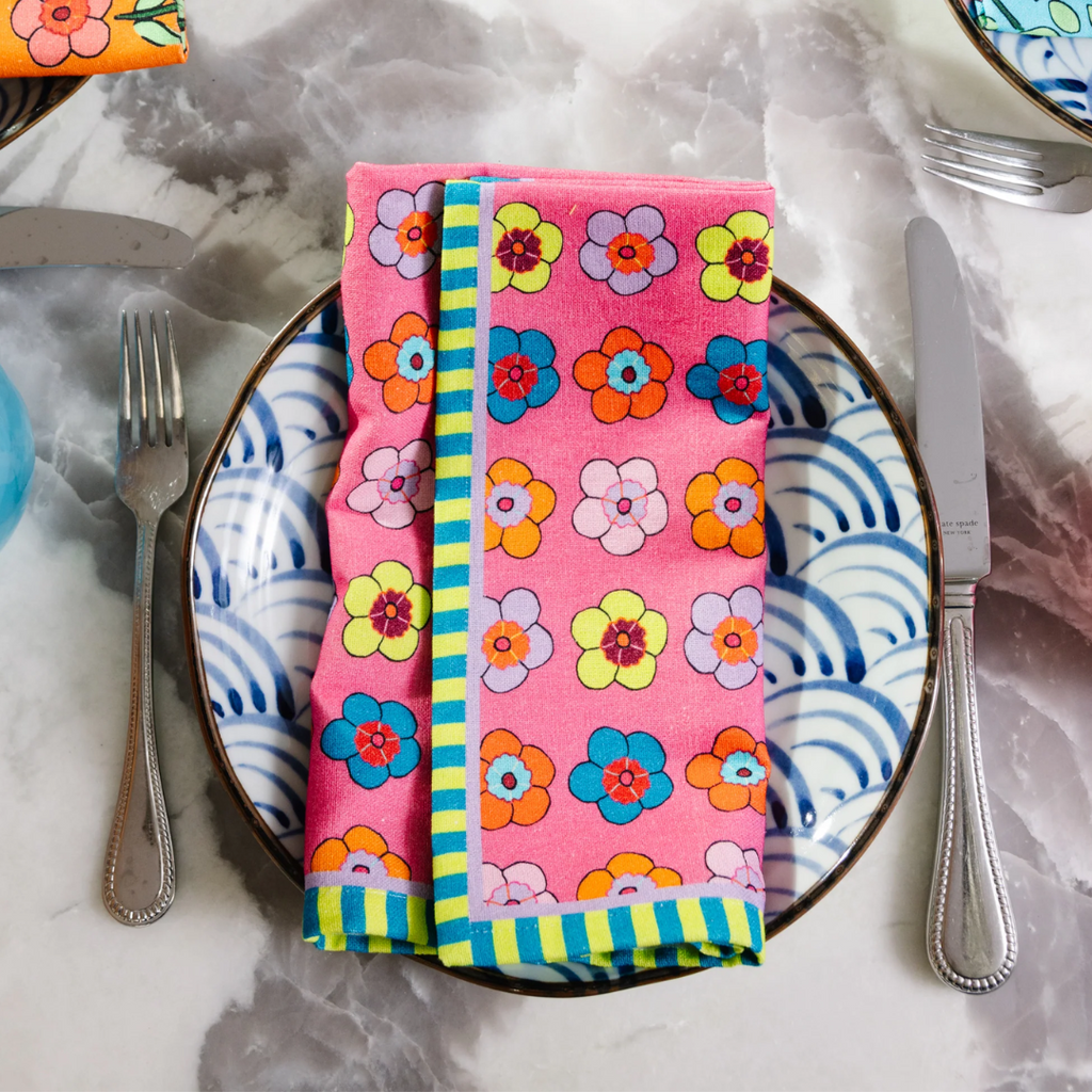 Spring Mixed Floral Napkins - By Furbish (Set of 4) - Freshie & Zero Studio Shop