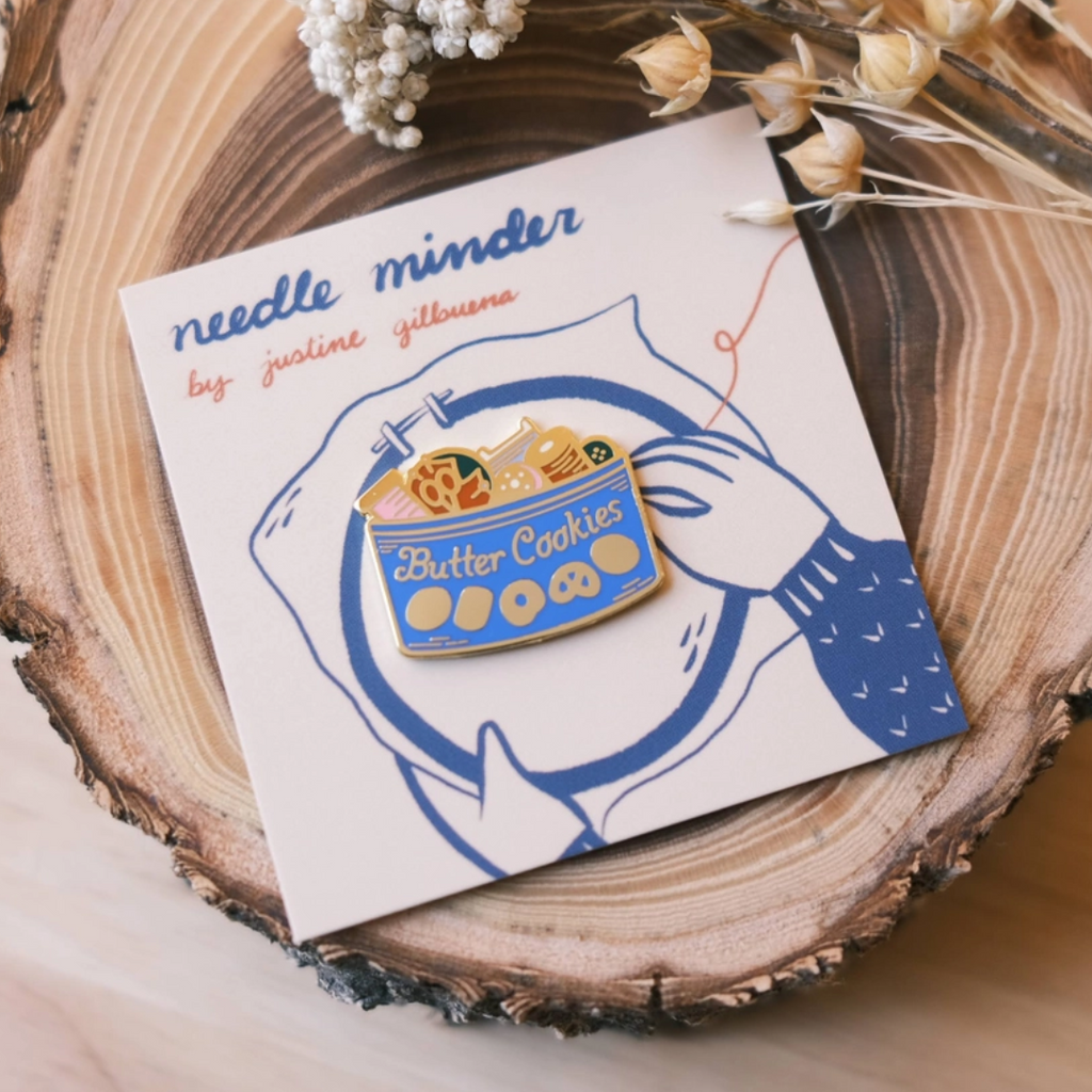 Magnetic Needle Minder: Butter Cookie Jar - Freshie & Zero Studio Shop