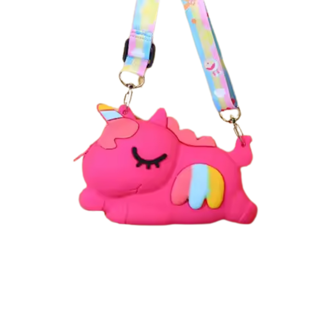 Unicorn Kawaii Mini Silicone Purse - Freshie & Zero Studio Shop