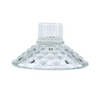 Glass Hobnail Taper Holder - Freshie & Zero Studio Shop