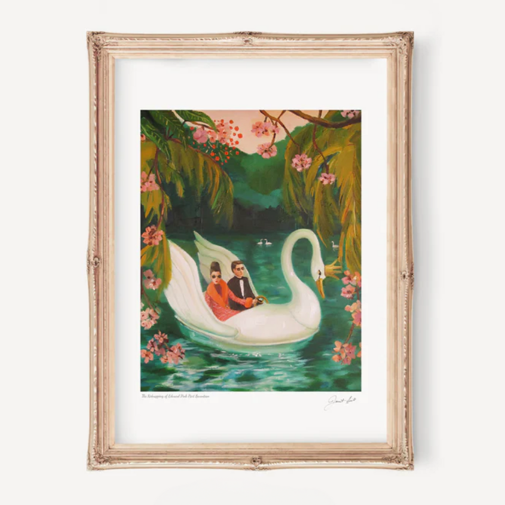 Janet Hill Art Print: The Kidnapping of Edward Pink Part 17 - 11" X 14" - Freshie & Zero Studio Shop