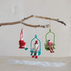 Wool Felt Animals in Chair Lift Ornaments - Freshie & Zero Studio Shop