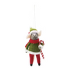 Santa and Elf Wool Mouse Ornaments - Freshie & Zero Studio Shop