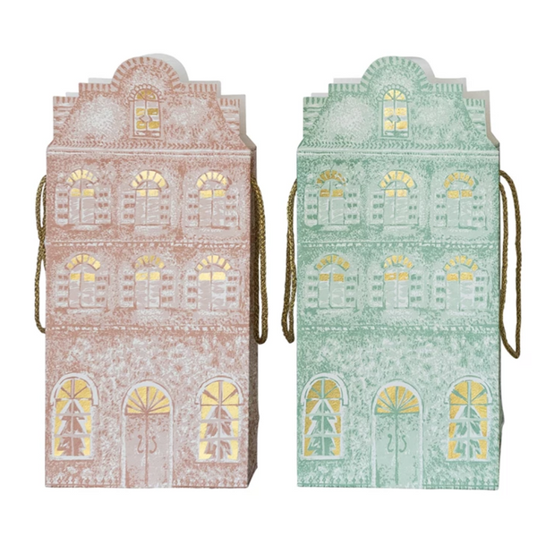 Festive House Shaped Gift Bags - Freshie & Zero Studio Shop