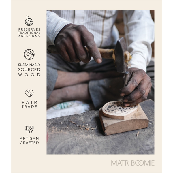 Chamak Bird Metallic Painted Wood Trinket Tray - Freshie & Zero Studio Shop