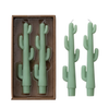 Cactus Shaped 8" Taper Candles Set of 2 - Freshie & Zero Studio Shop