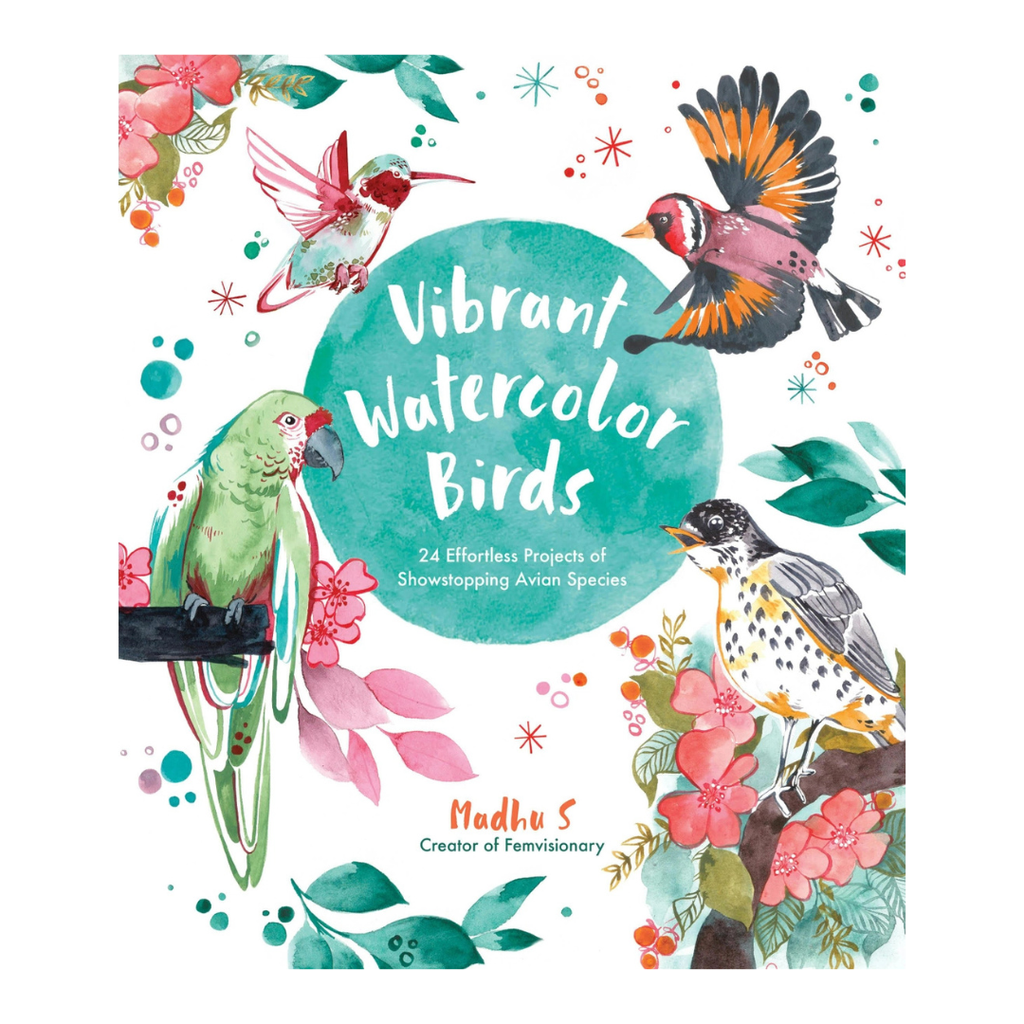 Vibrant Watercolor Birds: 24 Effortless Avian Projects - Freshie & Zero Studio Shop