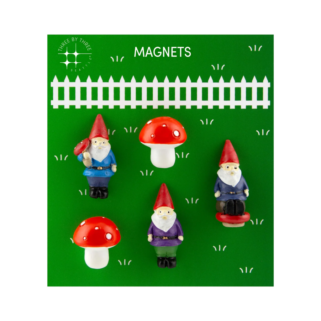 Little Mighty Magnets: Mushrooms & Gnomes - Freshie & Zero Studio Shop