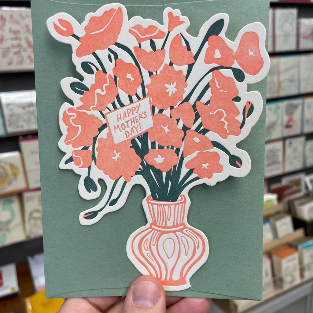 Mother's Day Bouquet Greeting Card - Freshie & Zero Studio Shop