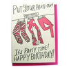 Put on Your Party Pants Birthday Card - Freshie & Zero Studio Shop