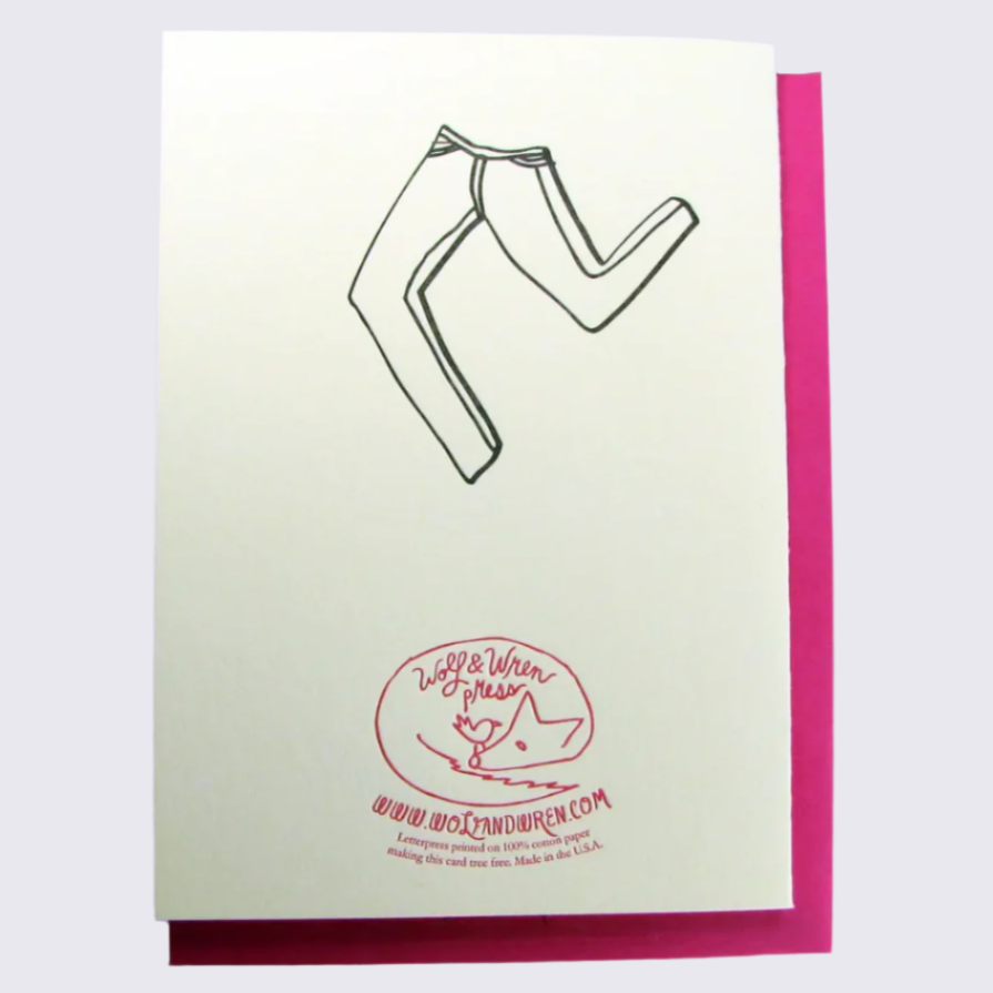 Put on Your Party Pants Birthday Card - Freshie & Zero Studio Shop
