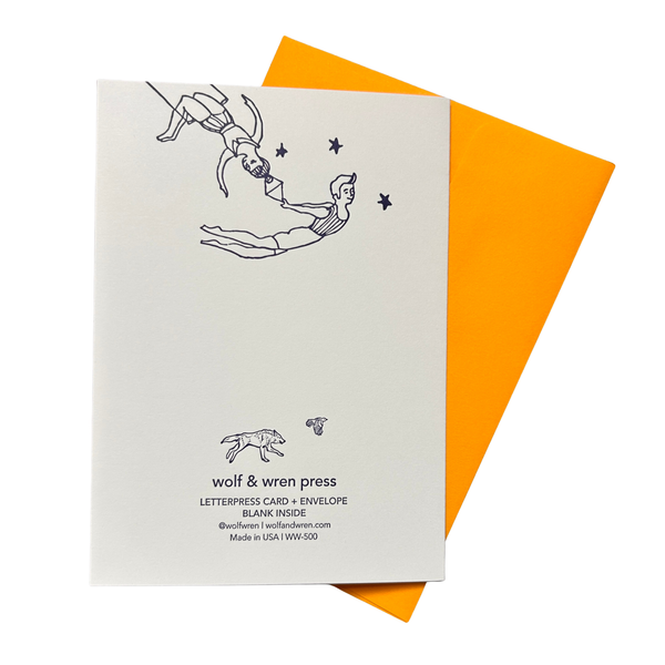 Circus Congratulations Greeting Card - Freshie & Zero Studio Shop