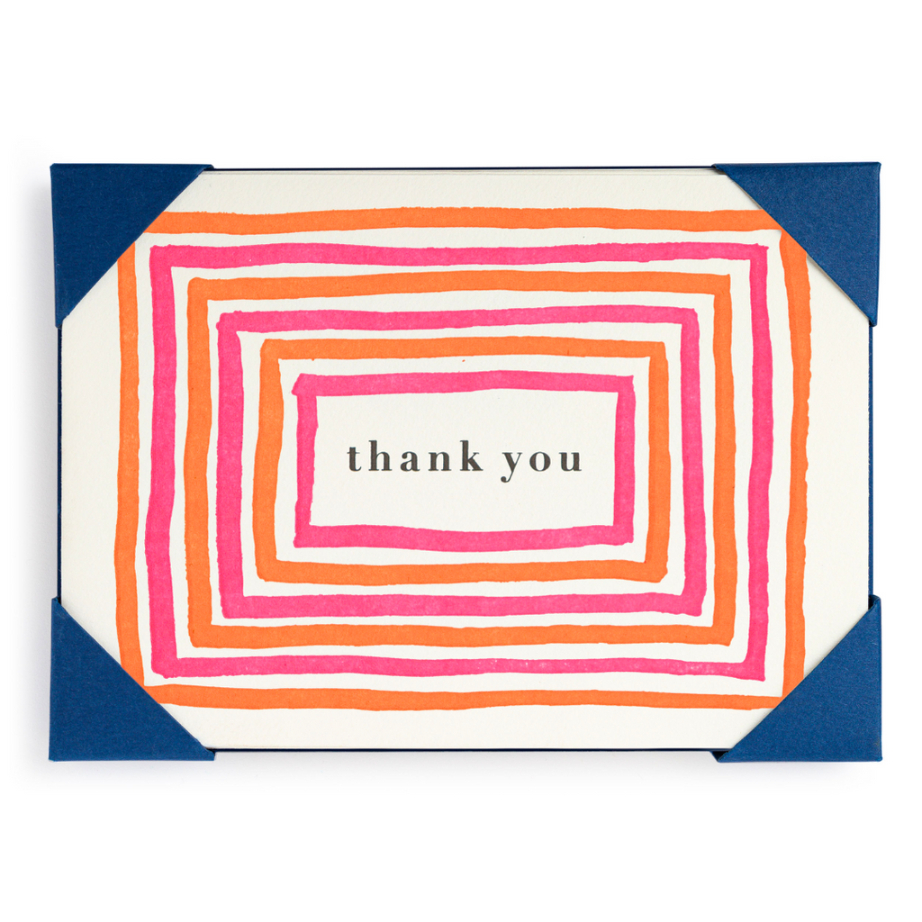 Bright Thank You Notecards Set - Freshie & Zero Studio Shop