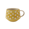 Hand-Painted Stoneware Polka Dot Mug - Freshie & Zero Studio Shop