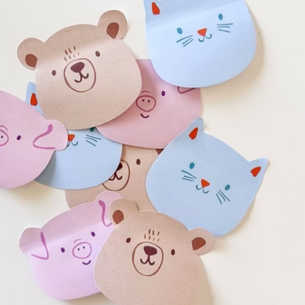 zz.Cat Funny Faces Sticky Notes - Freshie & Zero Studio Shop