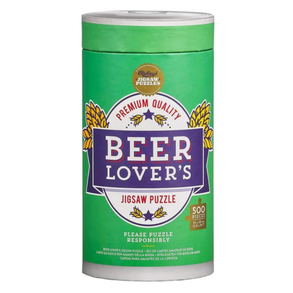 Beer Lover's Jigsaw Puzzle: 500 Pieces - Freshie & Zero Studio Shop