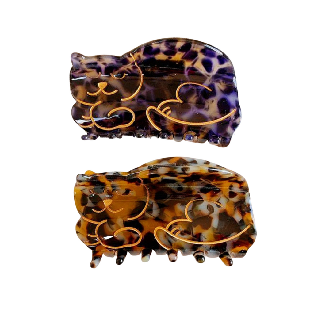 Cat Nap Hair Claw Clip - Freshie & Zero Studio Shop