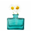 Mini Glass Rectangle Bud Vase - Blue Green - Freshie & Zero Studio Shop