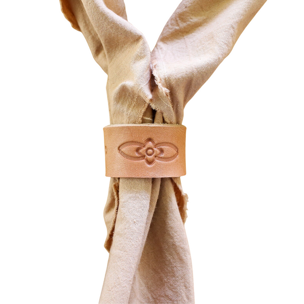 Wildflower Leather Bandana Slide - Freshie & Zero Studio Shop