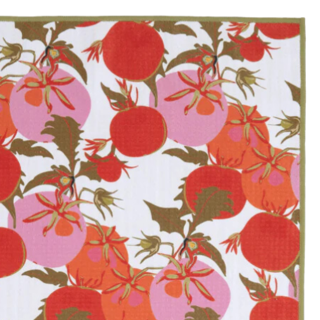 Heirloom Tomatoes Microfiber Dishtowel by Werkshoppe - Freshie & Zero Studio Shop