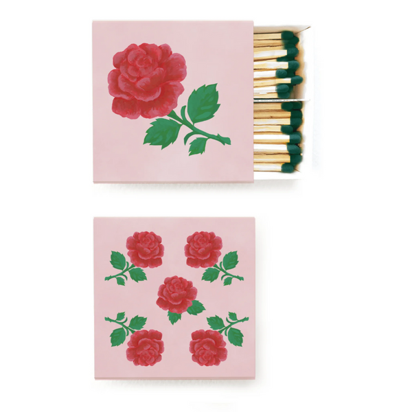 Pink Rose Matchbox - Freshie & Zero Studio Shop