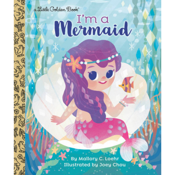 I'm a Mermaid- Little Golden Book - Freshie & Zero Studio Shop