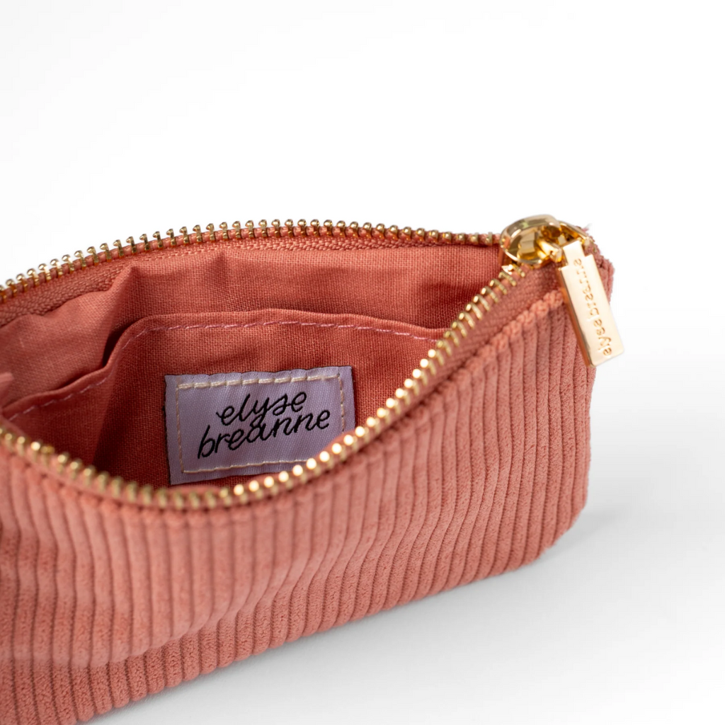 Corduroy Coin Pouch - Peony - Freshie & Zero Studio Shop