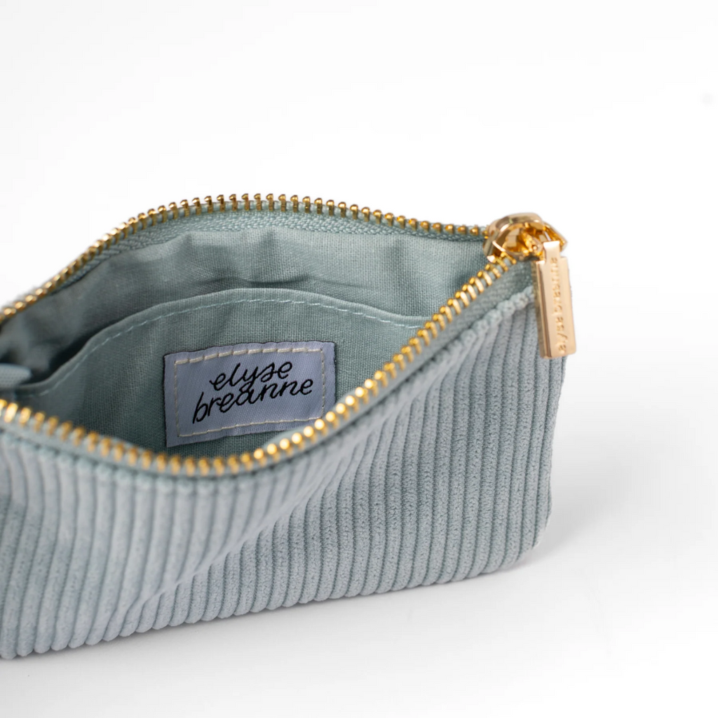 Corduroy Coin Pouch - Glacier - Freshie & Zero Studio Shop
