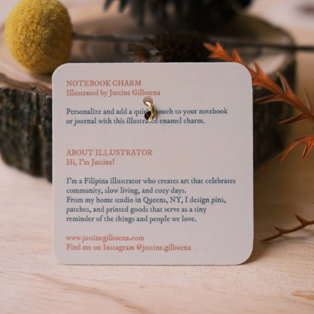 Cicada Notebook Charm by Justine Gilbuena - Freshie & Zero Studio Shop