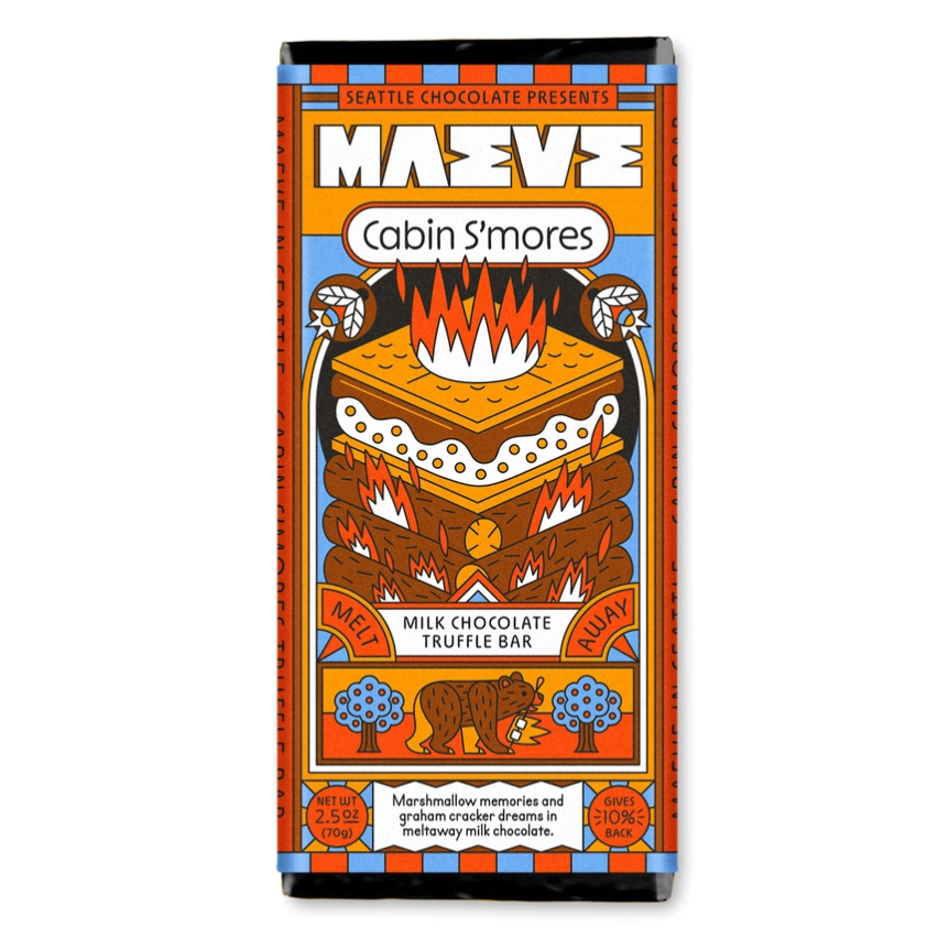 Cabin S'mores Truffle Bar - Freshie & Zero Studio Shop
