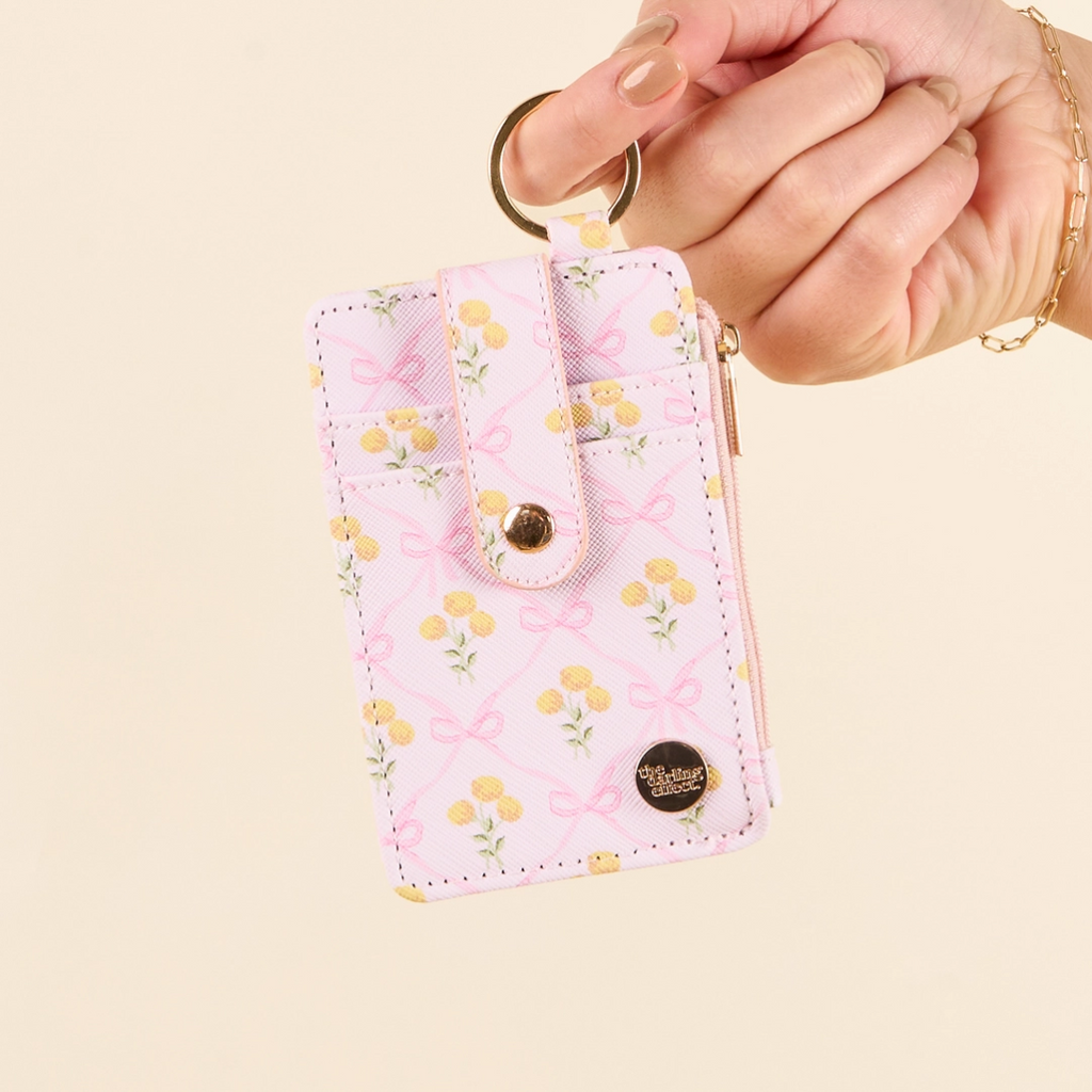 Wild About You Keychain Wallet - Marigold Lane Pink - Freshie & Zero Studio Shop