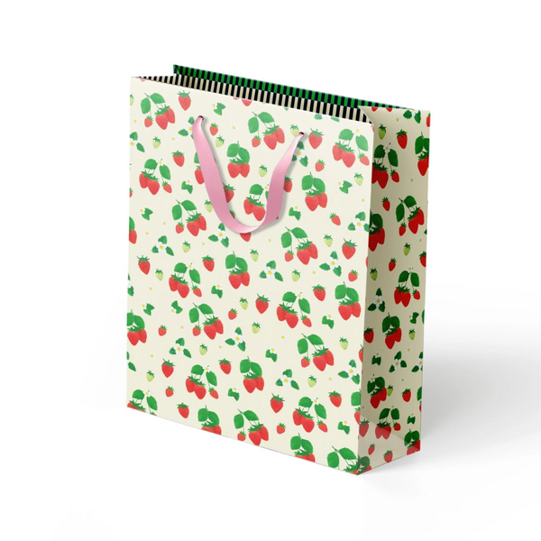Strawberries Large Gift Bag - Freshie & Zero Studio Shop