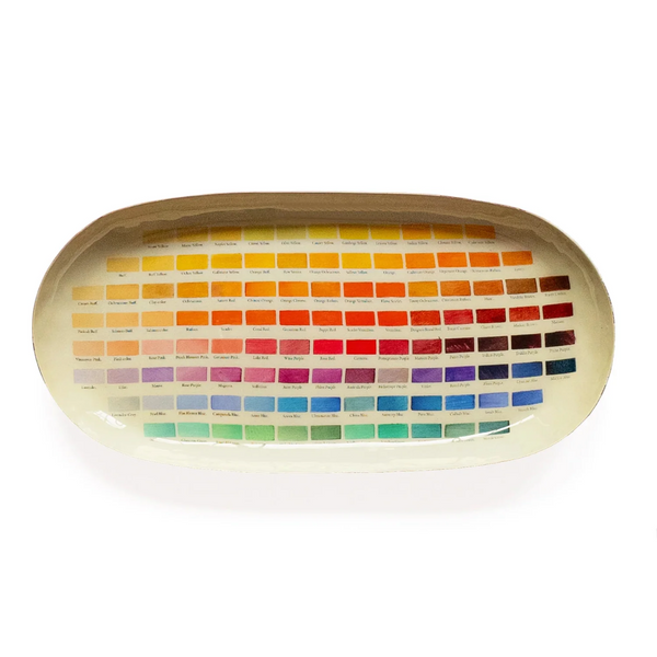 Nomenclature of Colors Oval Trinket Tray - Freshie & Zero Studio Shop