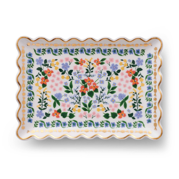 Wildwood Porcelain Catchall Tray by Rifle Paper - Freshie & Zero Studio Shop