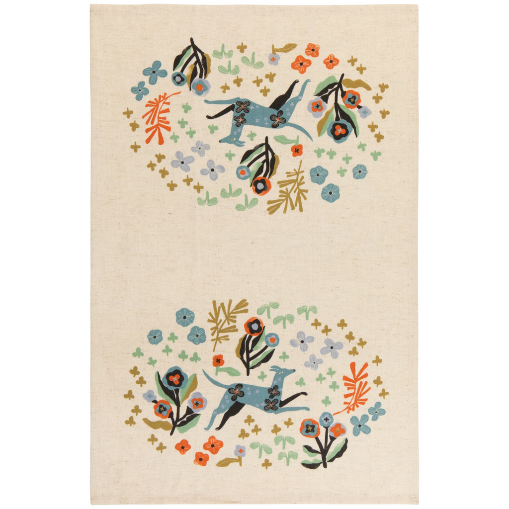 Dogwood Cotton Blend Dishtowel - Set of 2 - Freshie & Zero Studio Shop