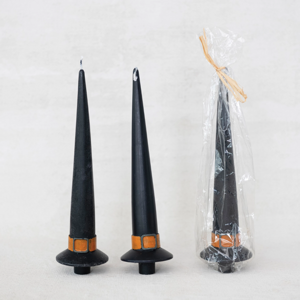 Witch Hat Shaped 10" Taper Candles - Freshie & Zero Studio Shop