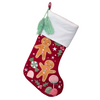 Gingerbread and Candy Christmas Stocking - Freshie & Zero Studio Shop
