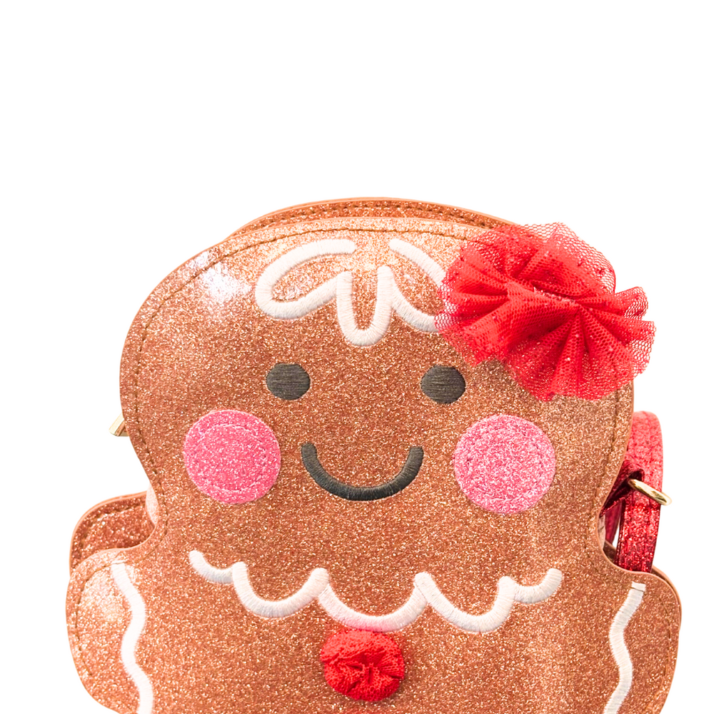 Glitter Gingerbread Kawaii Purse - Freshie & Zero Studio Shop