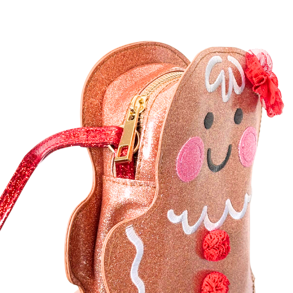 Glitter Gingerbread Kawaii Purse - Freshie & Zero Studio Shop