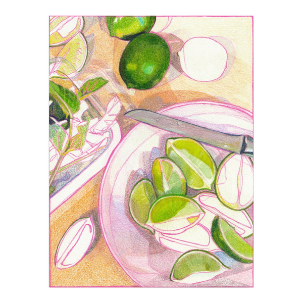Anissa Riviere 8x10 Signed Art Print: Lime Mojito - Freshie & Zero Studio Shop