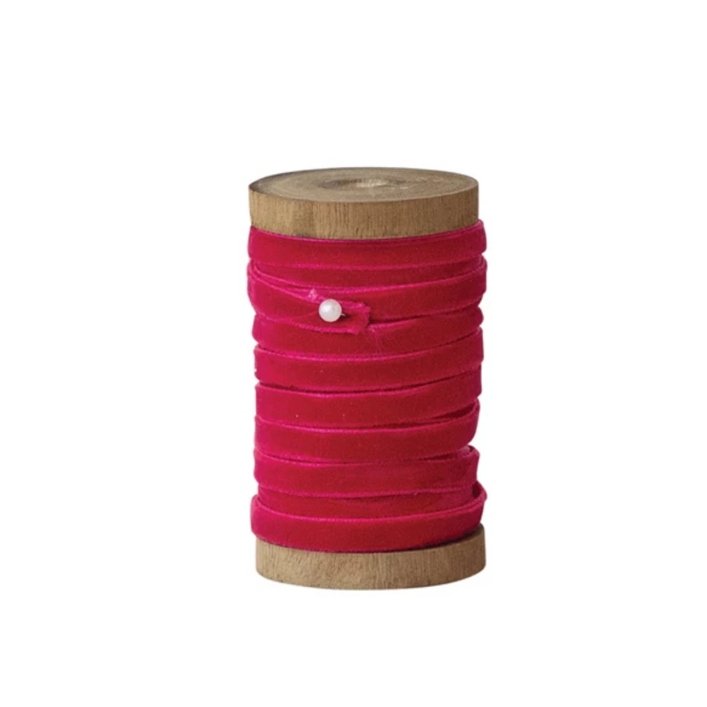 Luxury Velvet Ribbon | Shades of Pink | 10 Yards - Freshie & Zero Studio Shop