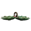 Ceramic Holly Leaf Shaped Dish with Handle - Freshie & Zero Studio Shop